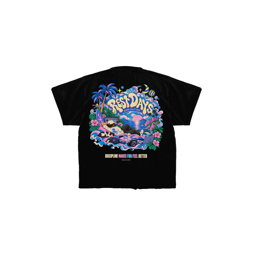 5AM CULTURE REST DAYS T-Shirt Black Edition