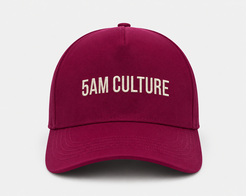 5AM Culture "Establishment" Cap Magenta Edition.